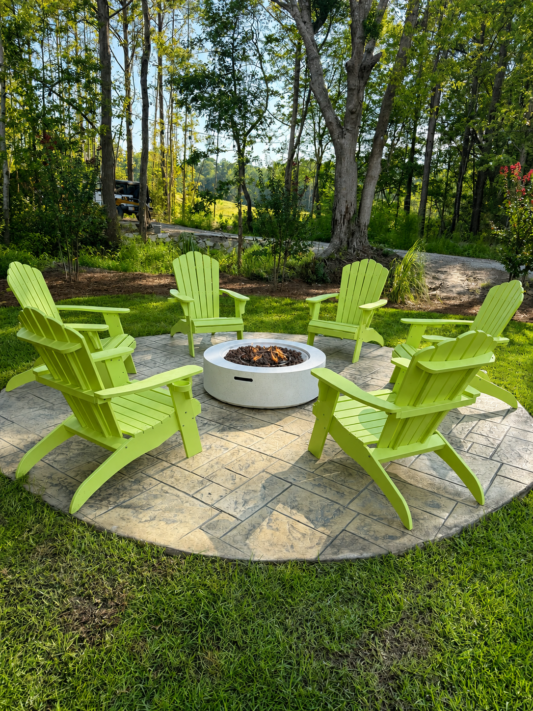 Backyard fire pit